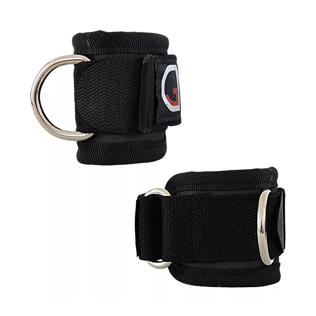 Grilletes Para Muñeca Muñequera Para Polea Gym Pesas Negro 01