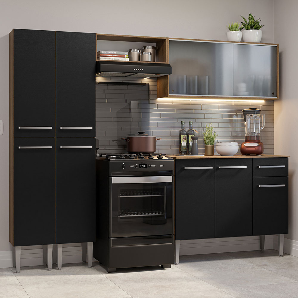 Cocina Integral Completa Modular Madesa Emilly 229cm MN 05