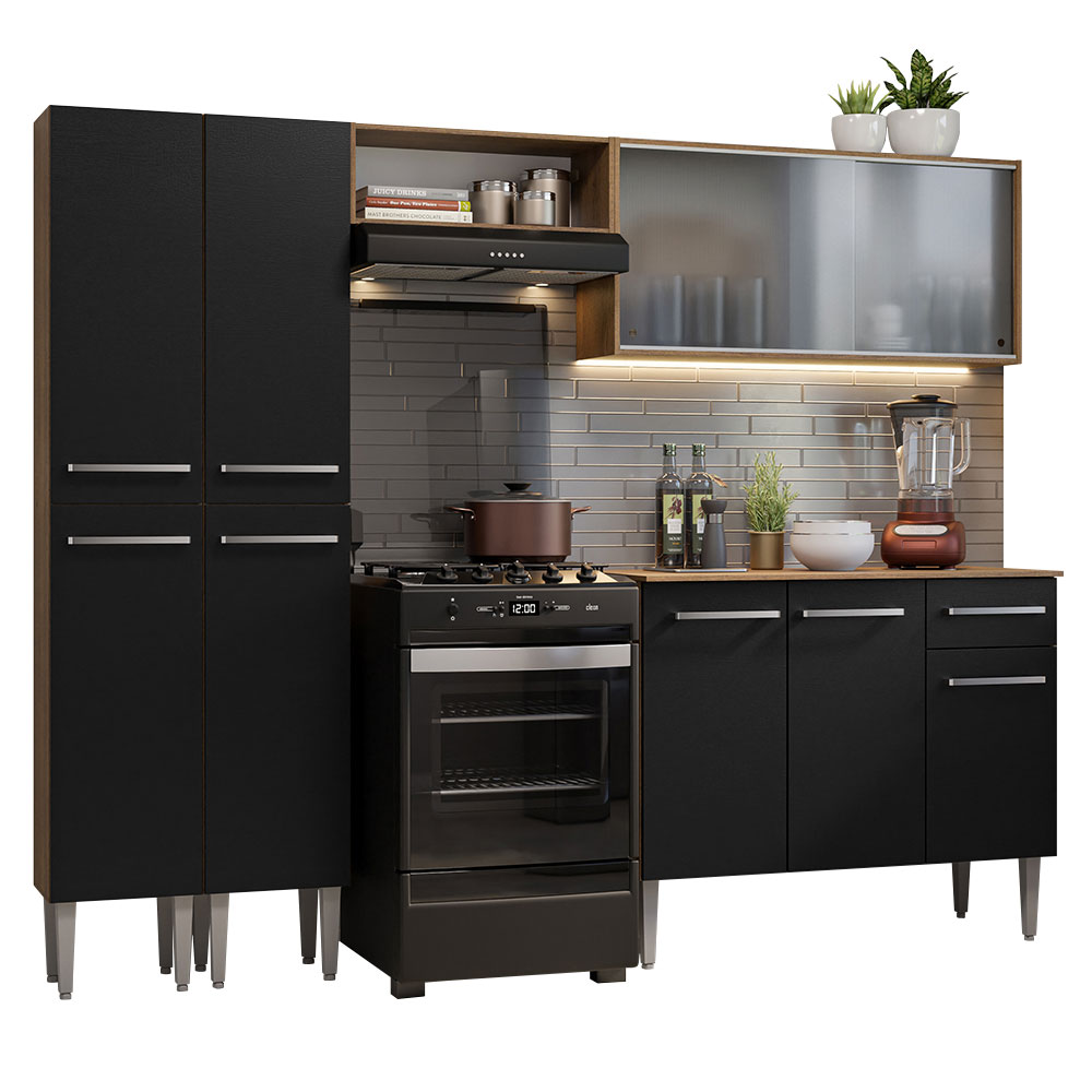 Cocina Integral Completa Modular Madesa Emilly 229cm MN 05
