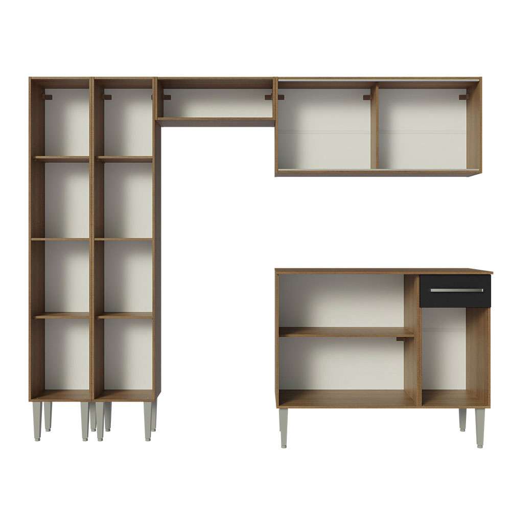 Cocina Integral Completa Modular Madesa Emilly 229cm MN 05