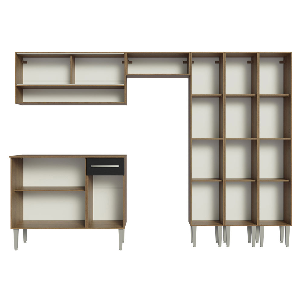 Cocina Integral Completa Modular Madesa Emilly 261cm MN 08