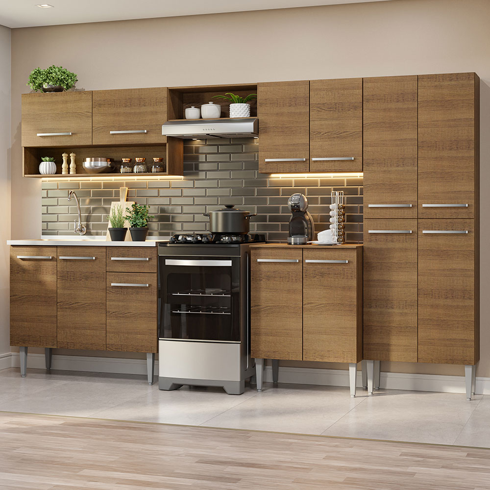 Cocina Integral Completa Modular Madesa Emilly Con Tarja MM 09
