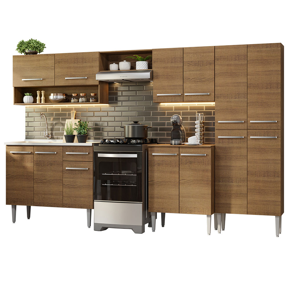 Cocina Integral Completa Modular Madesa Emilly Con Tarja MM 09