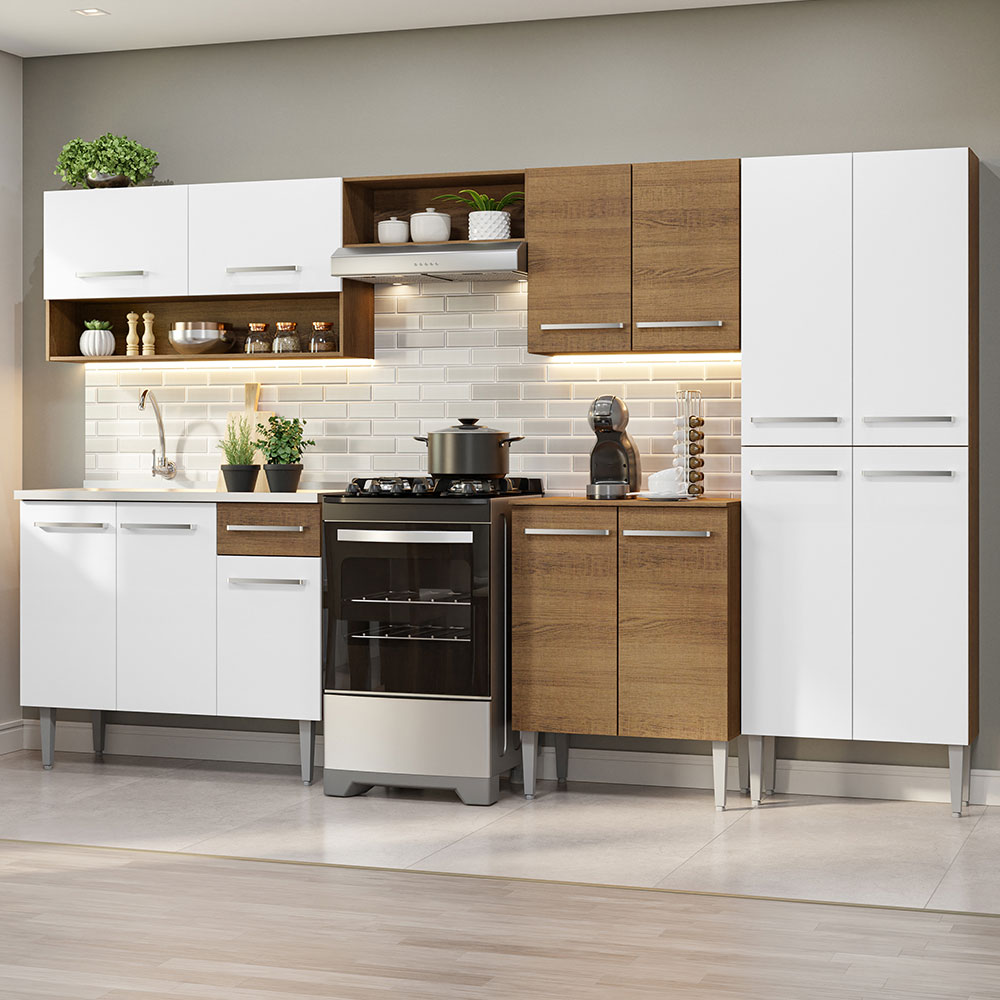 Cocina Integral Completa Modular Madesa Emilly Con Tarja MBM