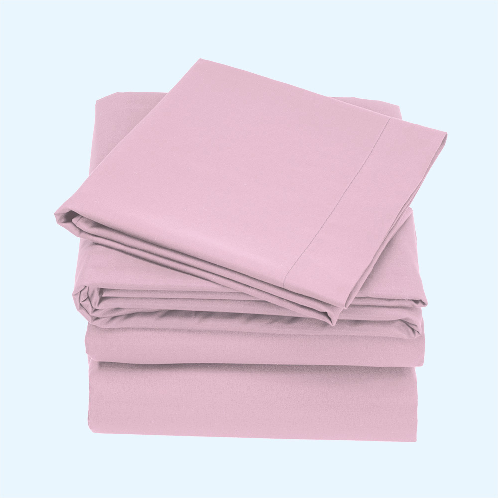 Juego Sábanas Suavitec Plus Rosa King Size Concord