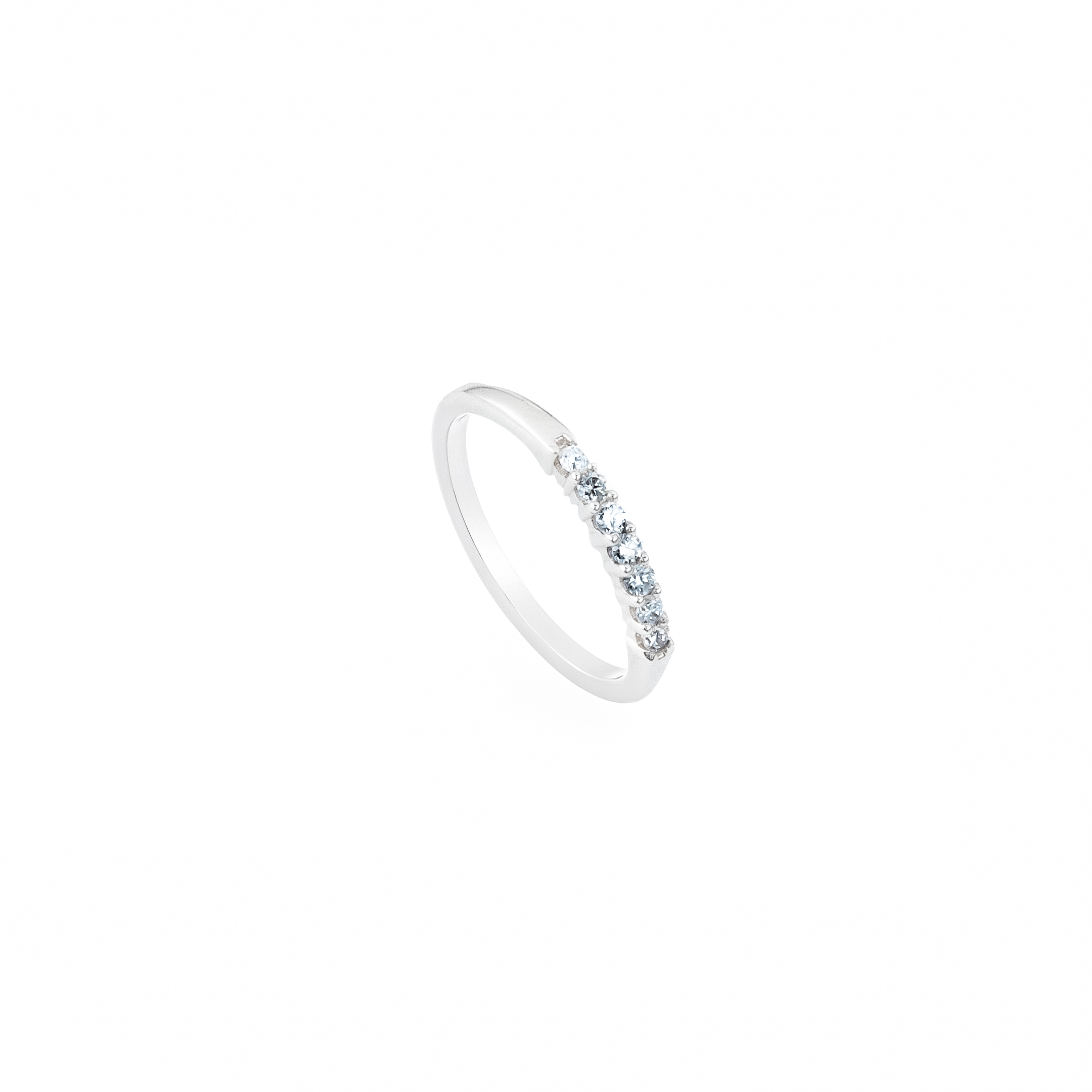 Churumbela Diamantes en Oro Blanco 14K. Oro Fino Joyería.