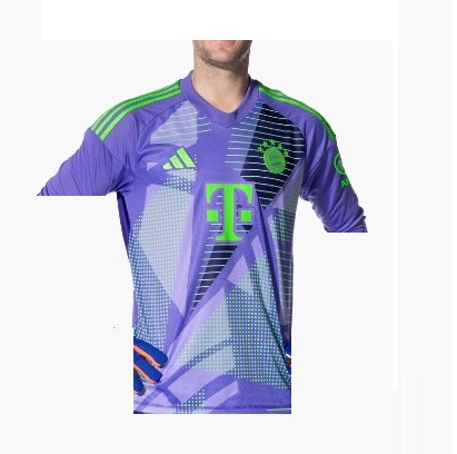 Nuevo! Jersey Bayern Munich Munchen 2024/2025 Portero Arquero Morado Parche Bundesliga Talla XL