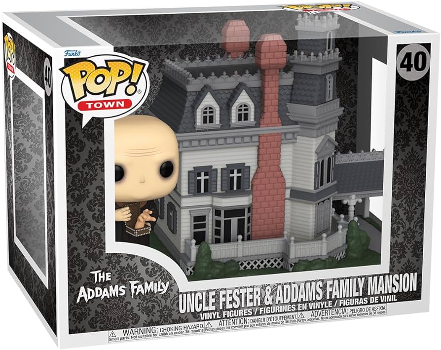 Funko Pop Home Deluxe - Addams Family Uncle Fester & Addams Family Mansion #40