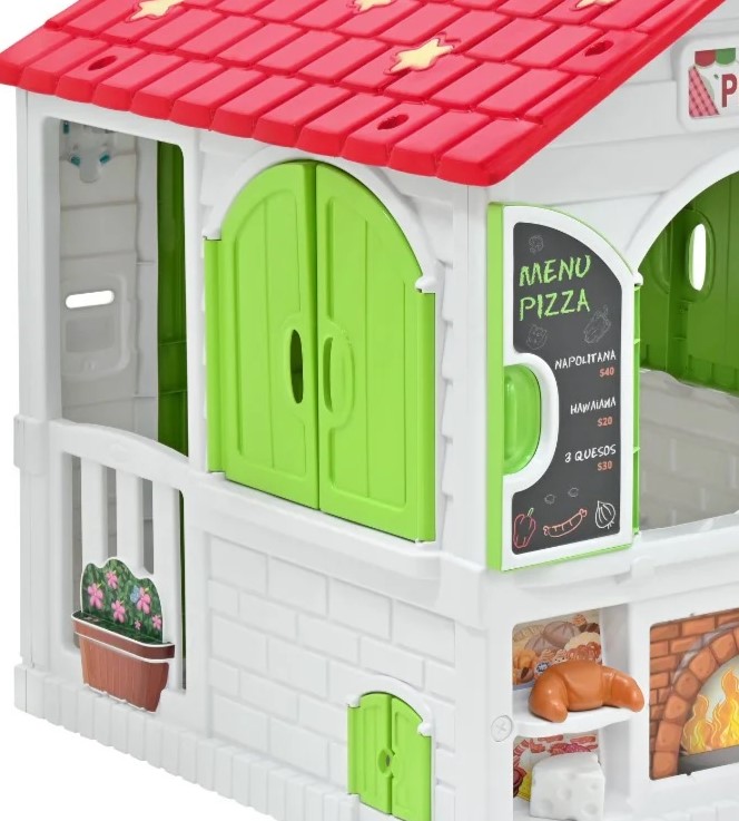 Juguete Casita Playhouse Prinsel 2 En 1 Unisex Luz Y Sonidos Verde