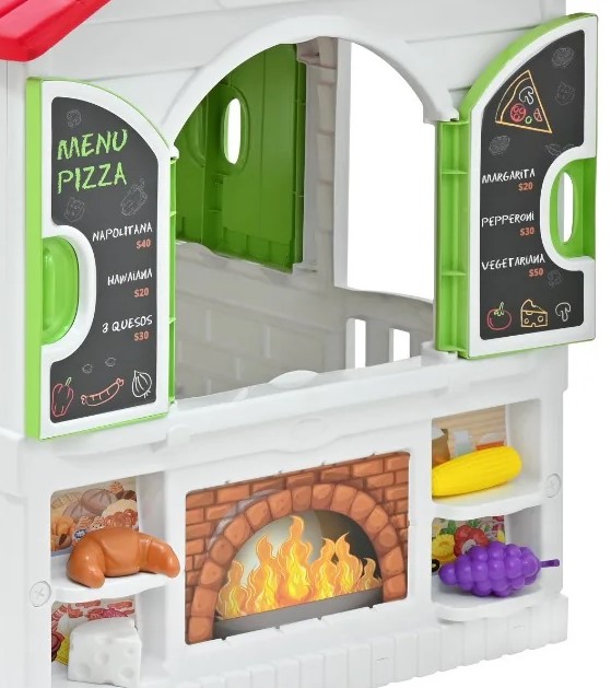 Juguete Casita Playhouse Prinsel 2 En 1 Unisex Luz Y Sonidos Verde