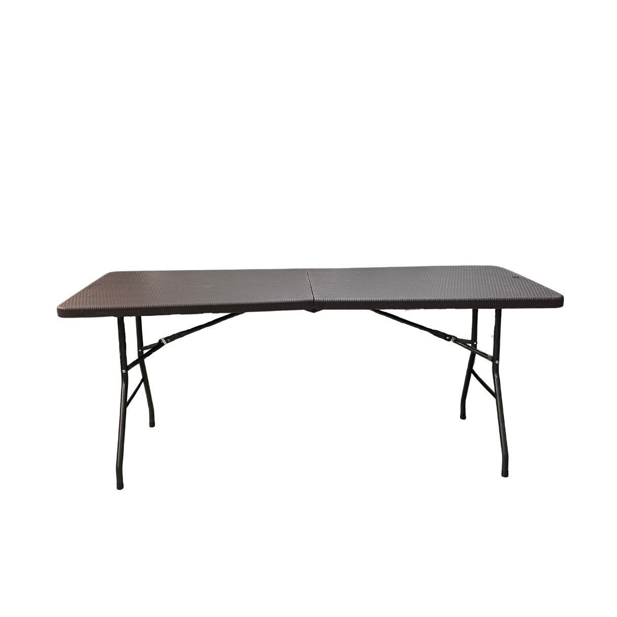 Tablón plegable rattan rectangular Shorbull 180cm resistente Reforzada Exterior Jardín