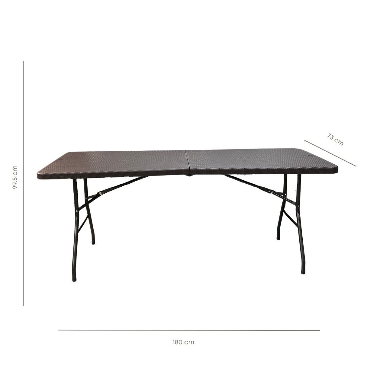 Tablón plegable rattan rectangular Shorbull 180cm resistente Reforzada Exterior Jardín