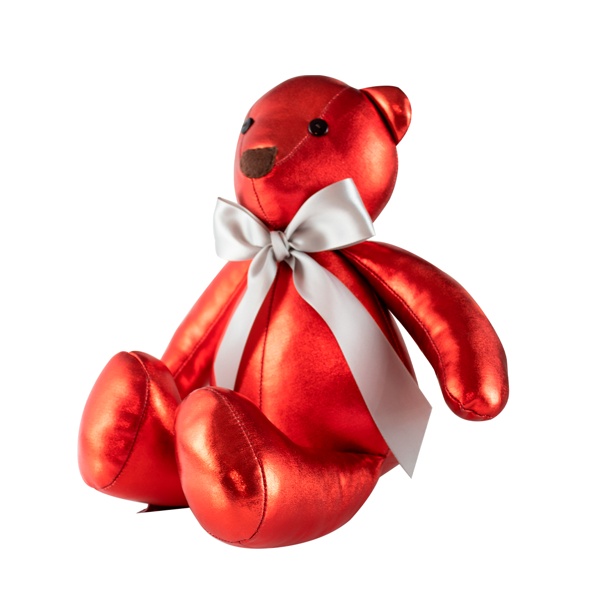 Decoración Navidad Set 2 Osos Peluche De Tela Tv Ofertas Fredo Adorno Navideño 40 Cm