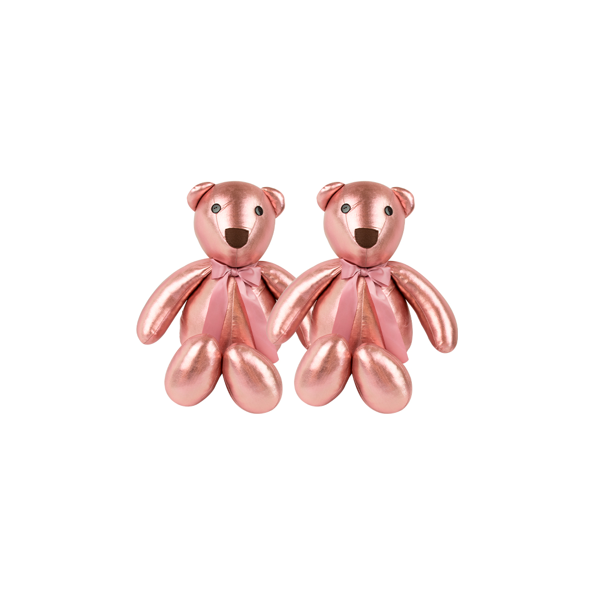 Decoración Navidad Set 2 Osos Peluche De Tela Tv Ofertas Fredo Adorno Navideño 40 Cm