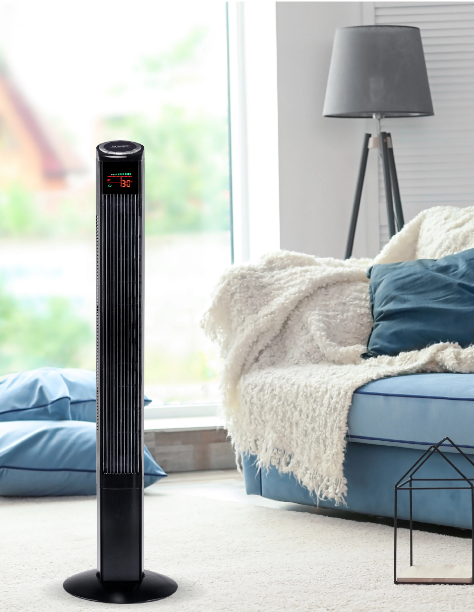 VENTILADOR DE TORRE TECNOVENT 46 PULGADAS CON CONTROL REMOTO