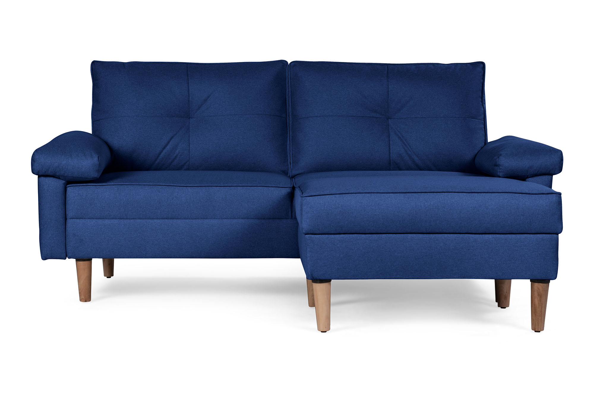 Sala Modular Casanova Azul Makora Essentials de lino reversible