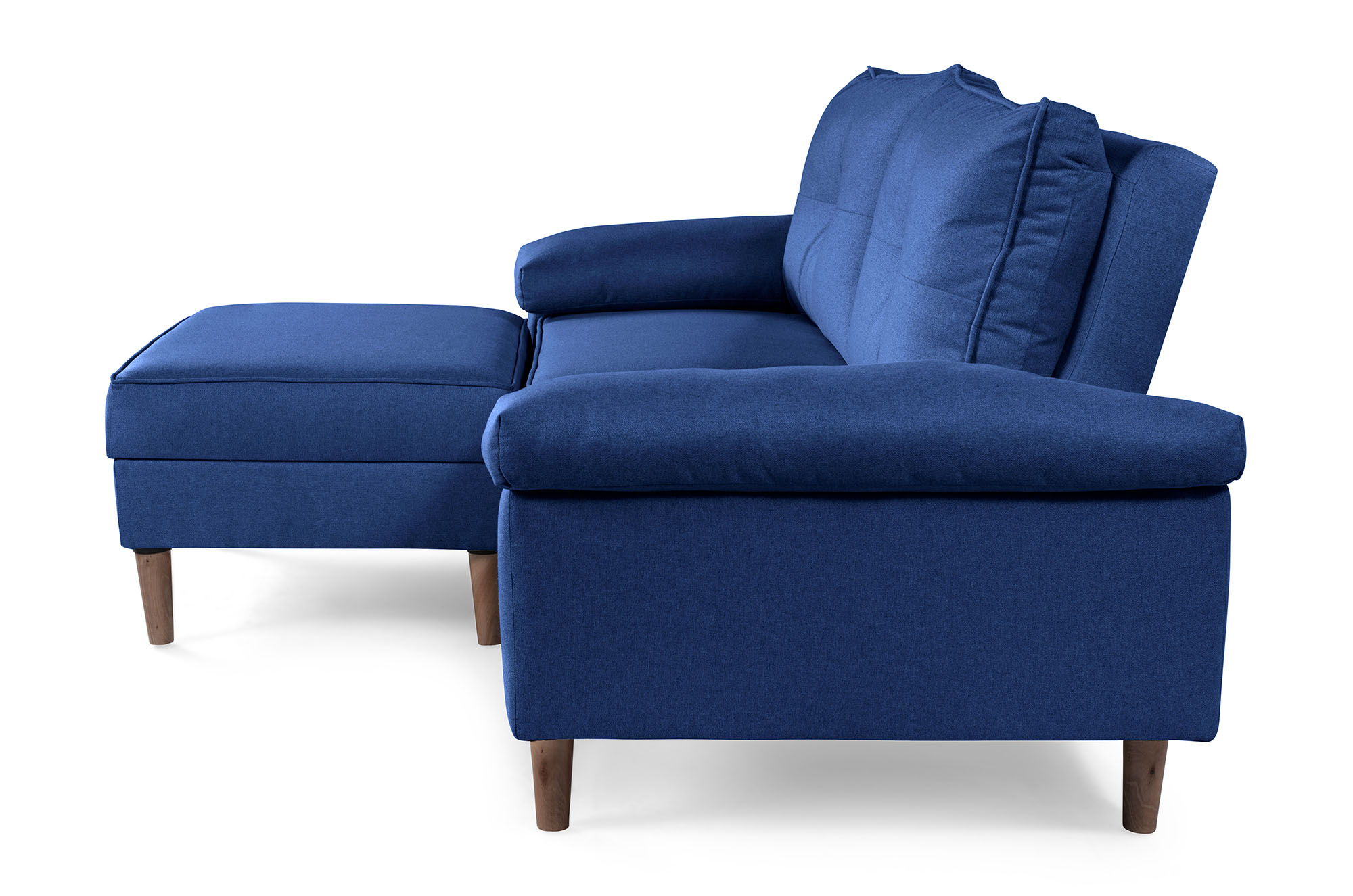 Sala Modular Casanova Azul Makora Essentials de lino reversible