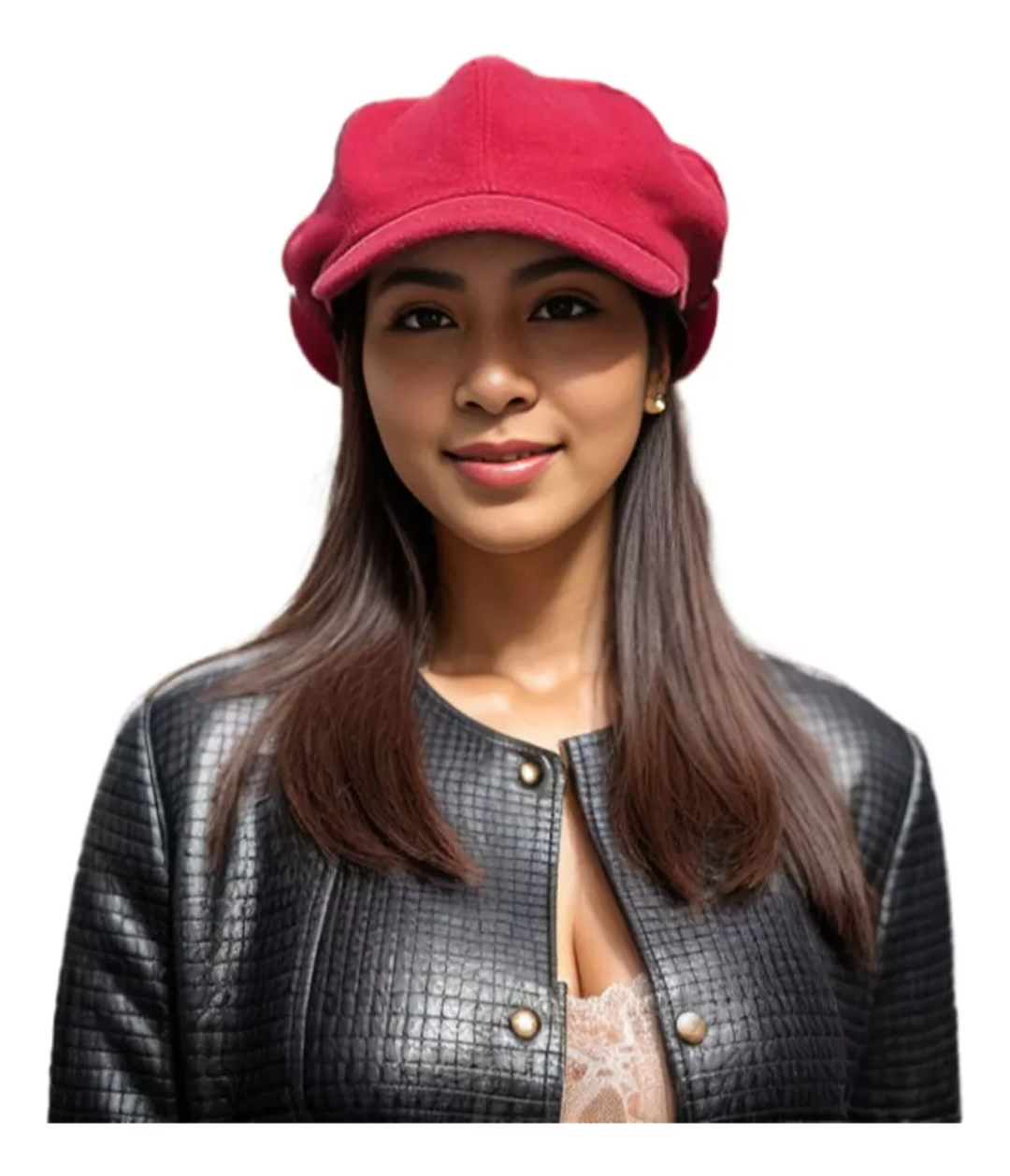 Sombrero De Mujer, Boina De Algodón Vintage Para Mujer