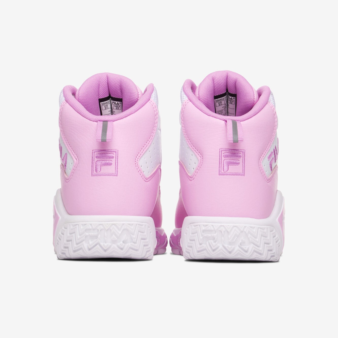 Tenis Bota Fila Mb Blanco Rosa de Dama Original