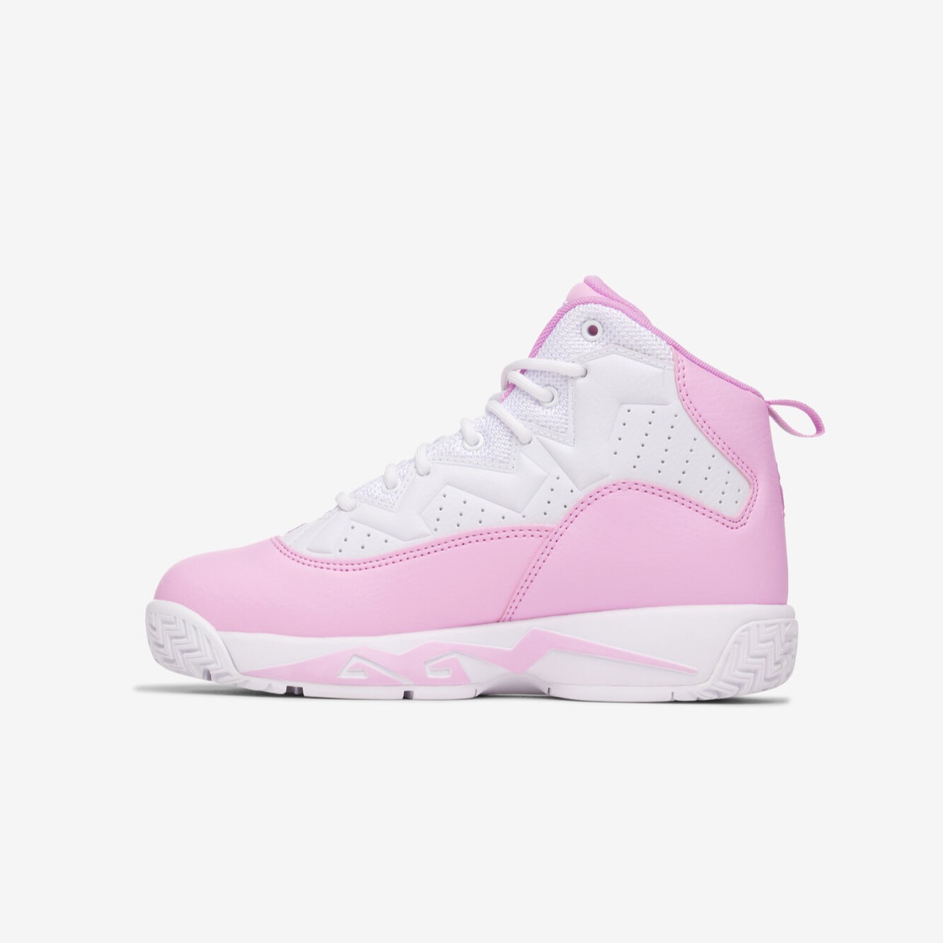 Tenis Bota Fila Mb Blanco Rosa de Dama Original
