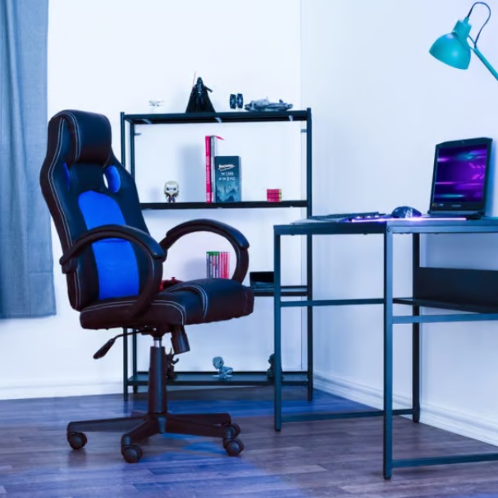 Silla Gamer Contra Azul