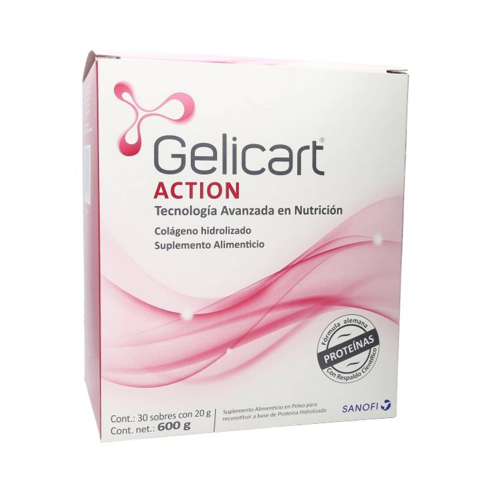 Gelicart Action colágeno hidrolizado 30 sobres
