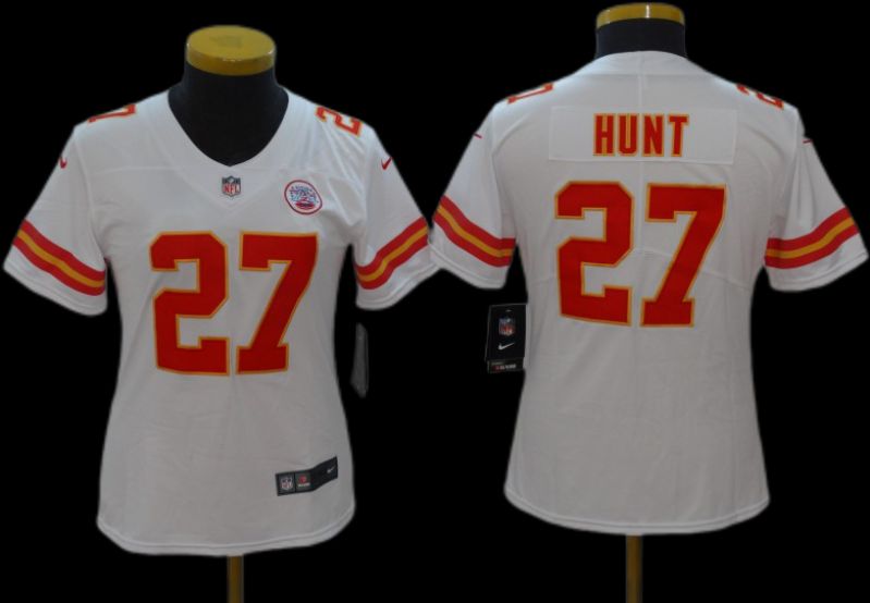 Fantastico! Jersey Jefes Kansas City Chiefs BORDADO Mujer Dama Mahomes 15 Blanco Talla M
