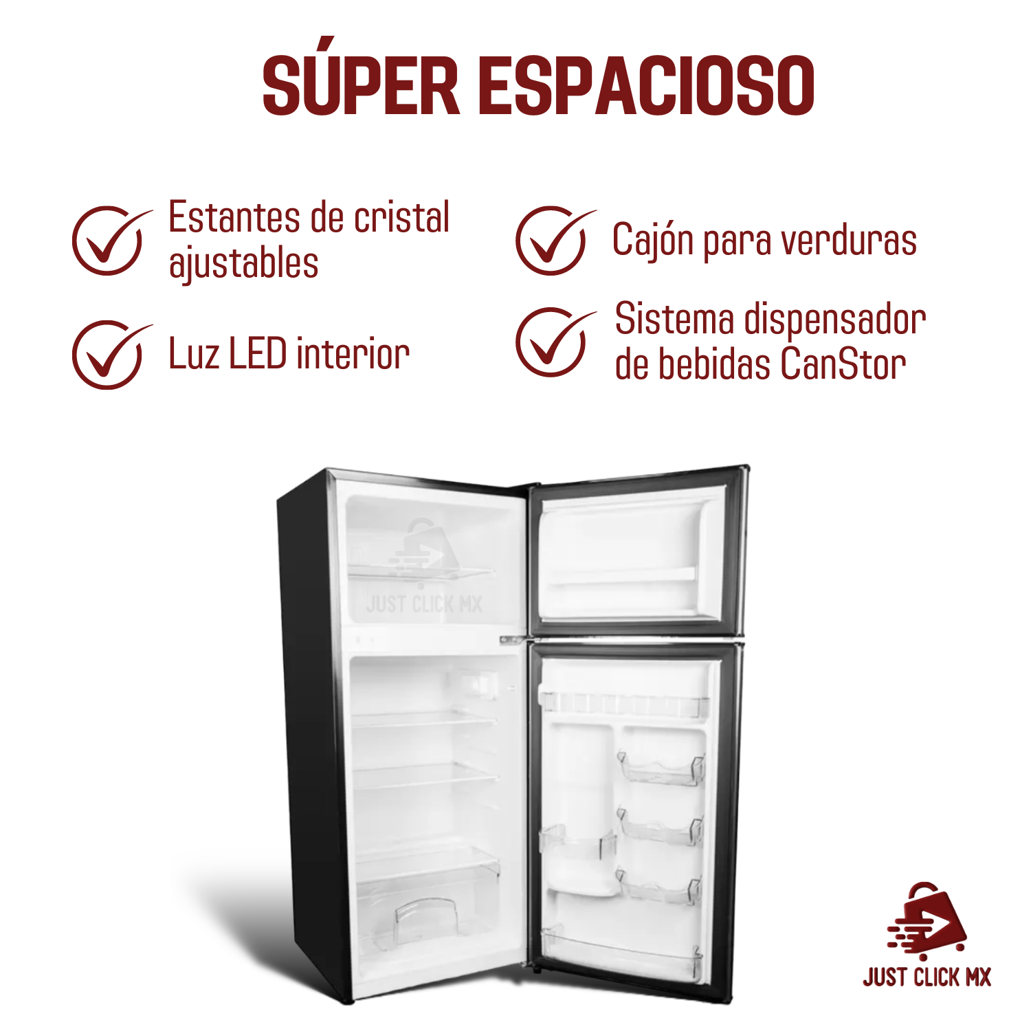 Danby Frigobar 4.2 Pies 2 Puertas Refrigerador y Congelador