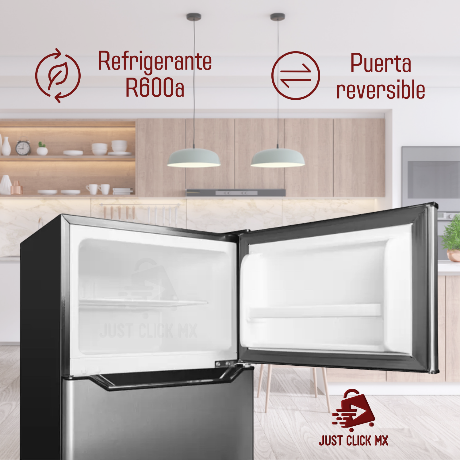 Danby Frigobar 4.2 Pies 2 Puertas Refrigerador y Congelador