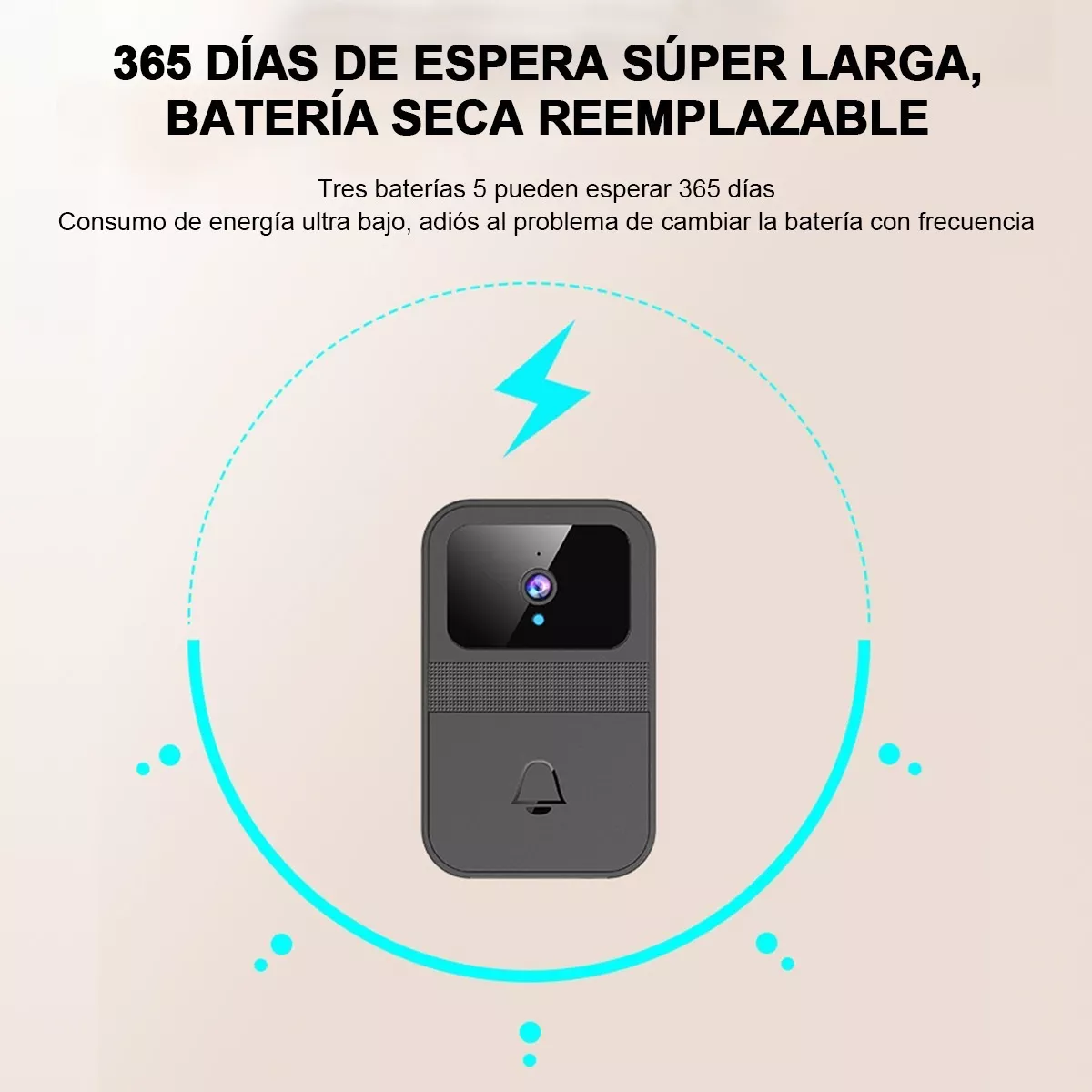 Timbre Inteligente Vídeo Wifi Cámara De Audio Inalámbric