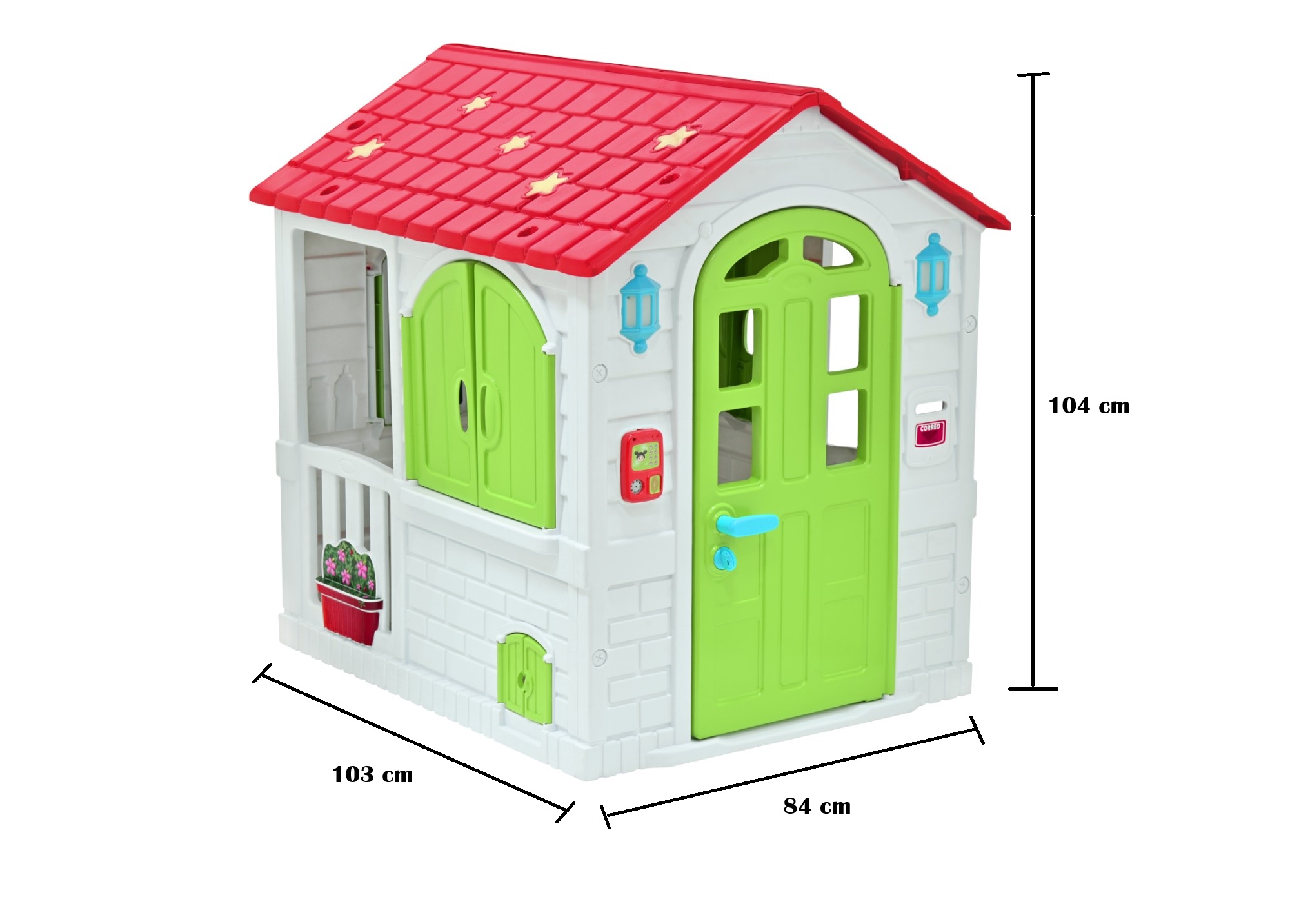 Juguete Casita Playhouse Prinsel 2 En 1 Unisex Luz Y Sonidos Verde