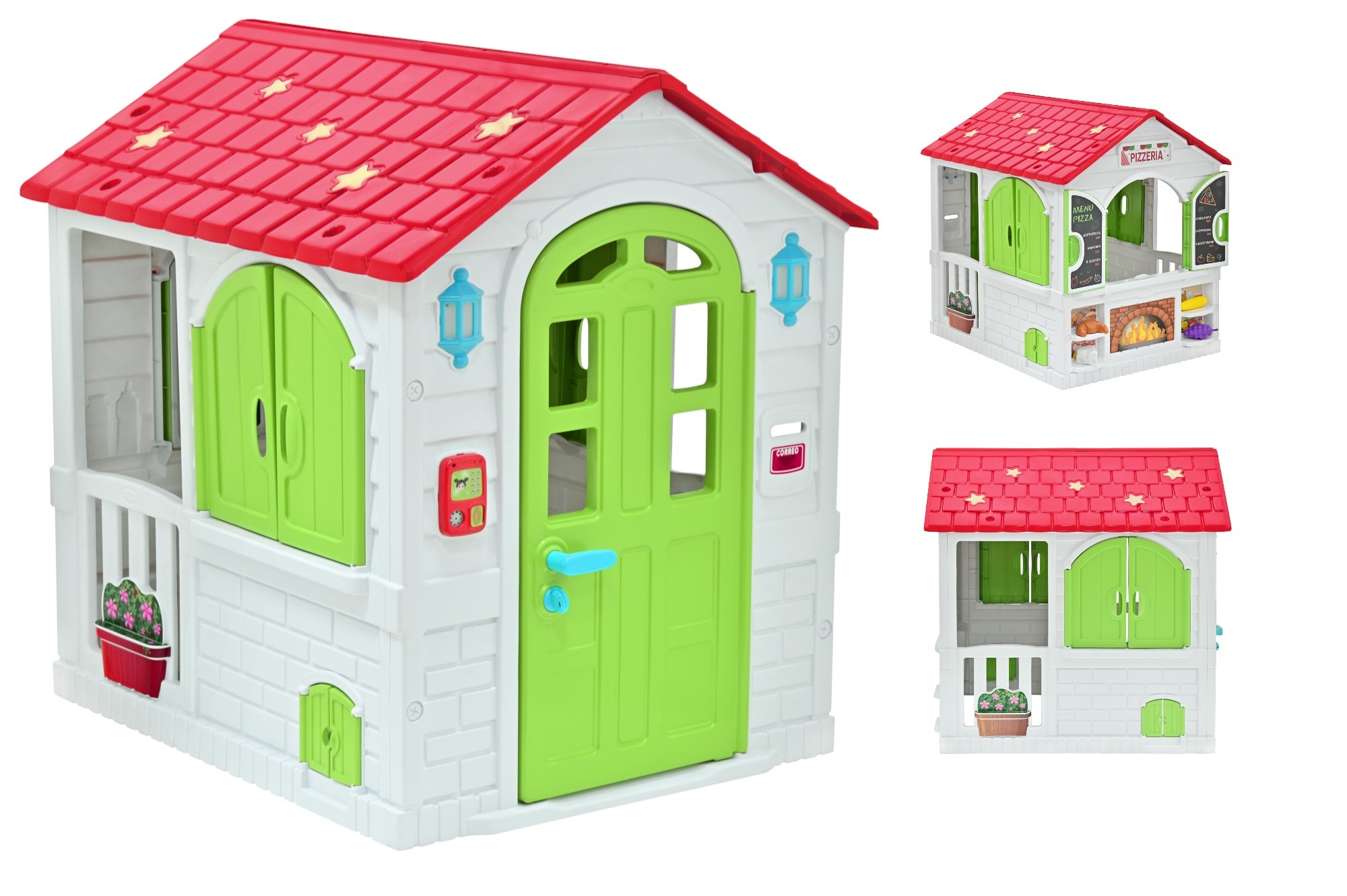 Juguete Casita Playhouse Prinsel 2 En 1 Unisex Luz Y Sonidos Verde