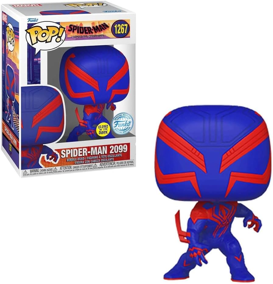 Funko Pop Spiderman Across The Spider-Verse Spiderman 2099 GITD #1267