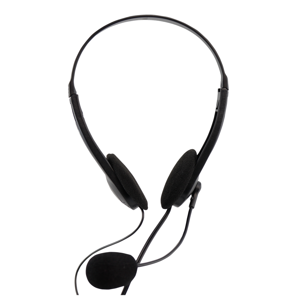 Acteck Audífonos con Micrófono AM-370, Alámbrico, 1.8 Metros, 3.5mm, Negro