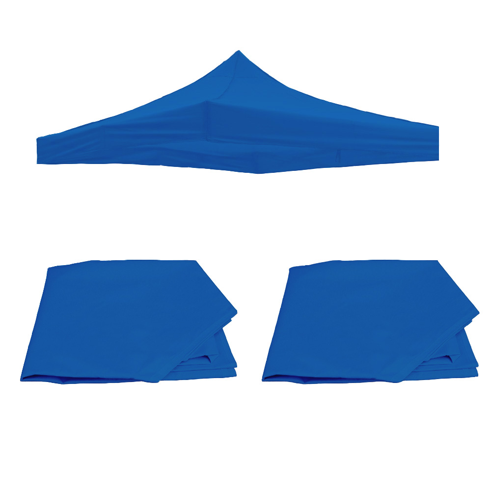PAQUETE DE 2 REPUESTOS DE LONA PARA TOLDO IMPERMEABLE Y DURADERA 2X2. 
