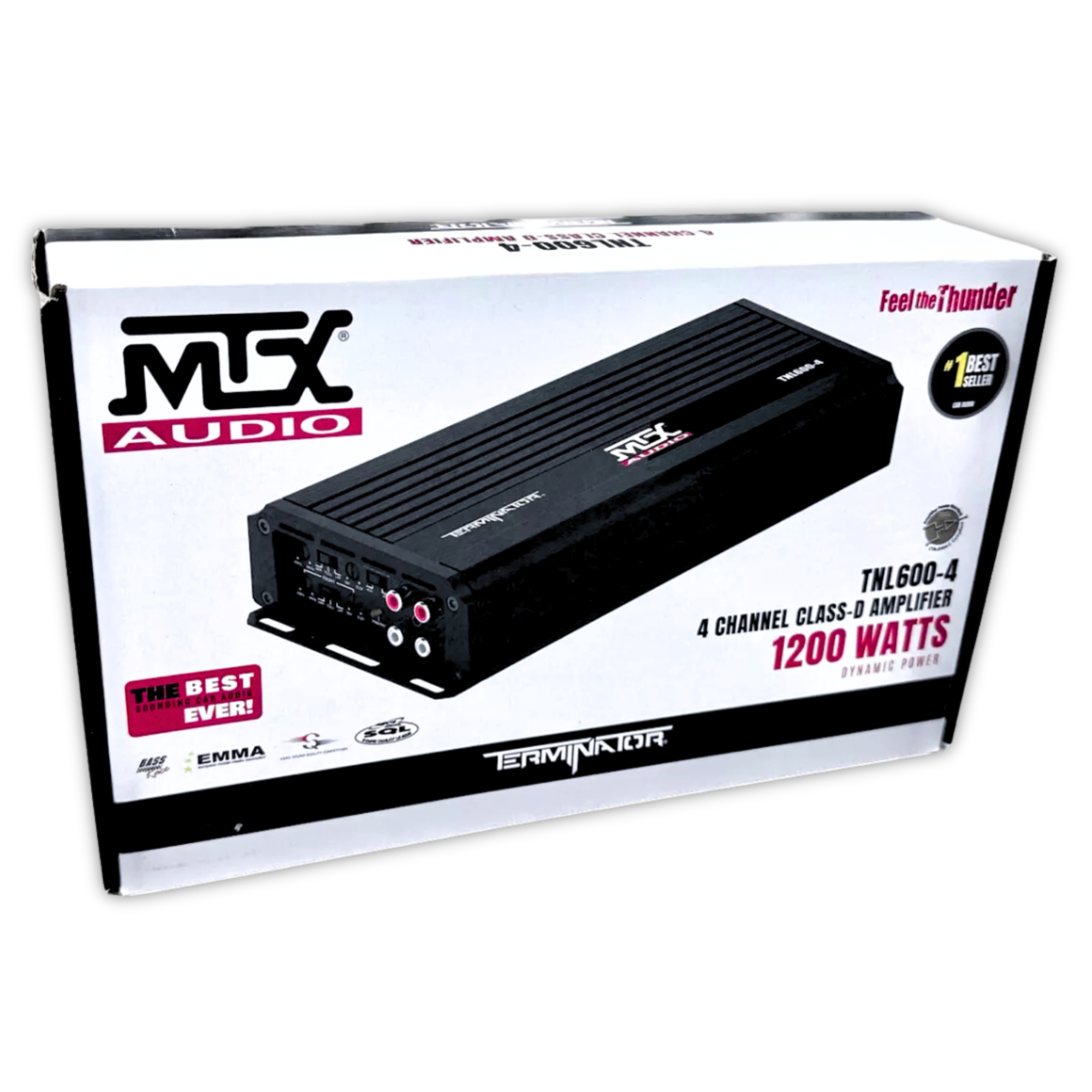 Mini Amplificador 4 Canales MTX TNL600-4 1200 W