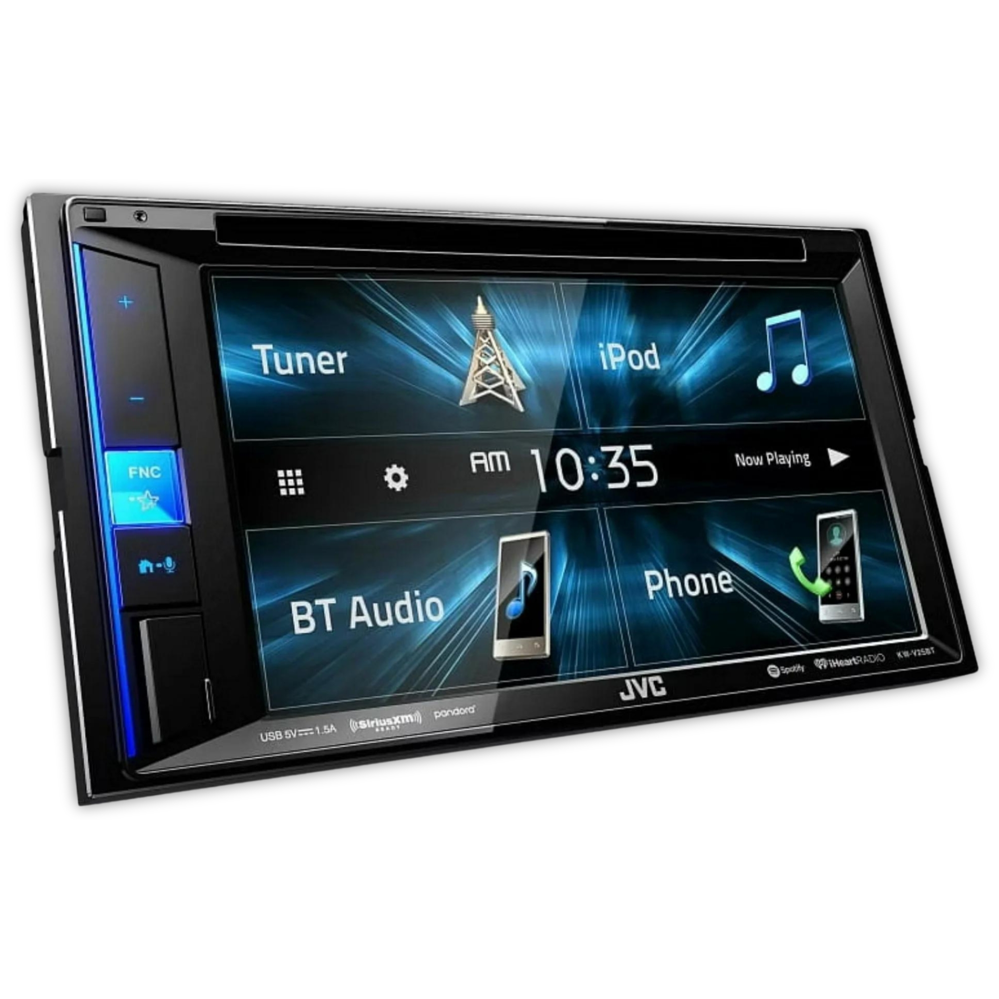 Autoestereo Pantalla JVC KWV25BT 2 Din Bluetooth USB DVD