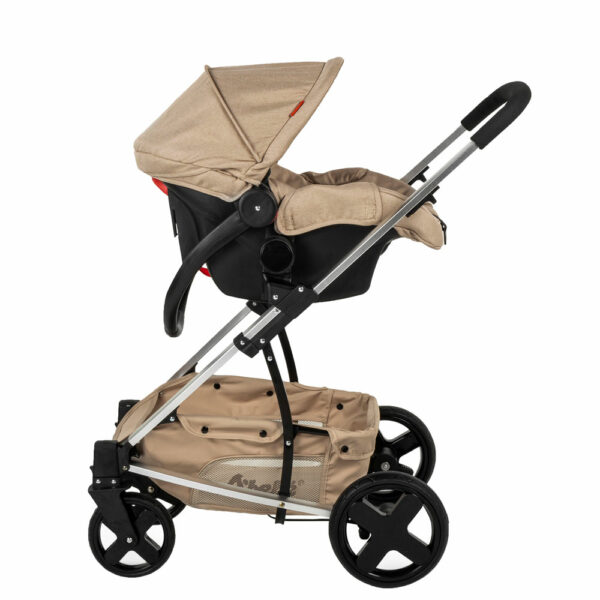 Carriola con Portabebe y Base DBEBE Eclipse Beige
