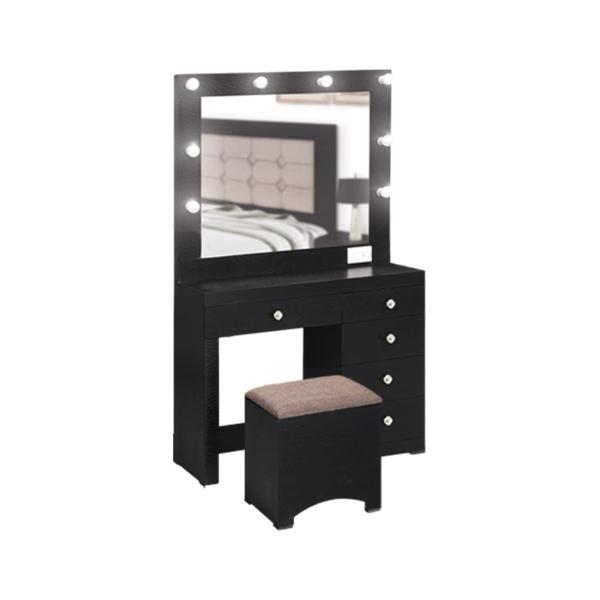 Recamara King Size Jennifer 5 Piezas Negro - Kessa