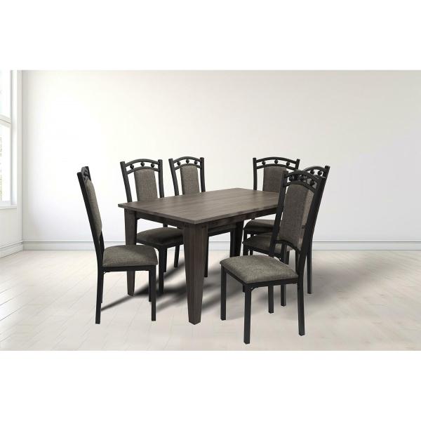 Comedor 6 Sillas Ania Gris - Kessa