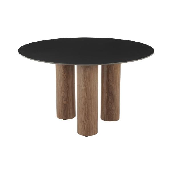 Mesa de Comedor Apollino Negro - Kessa
