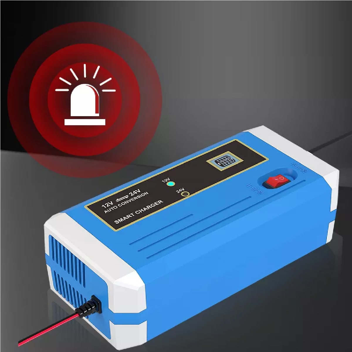 12v24v Inteligente Cargador De Baterias Para Auto Moto Coche