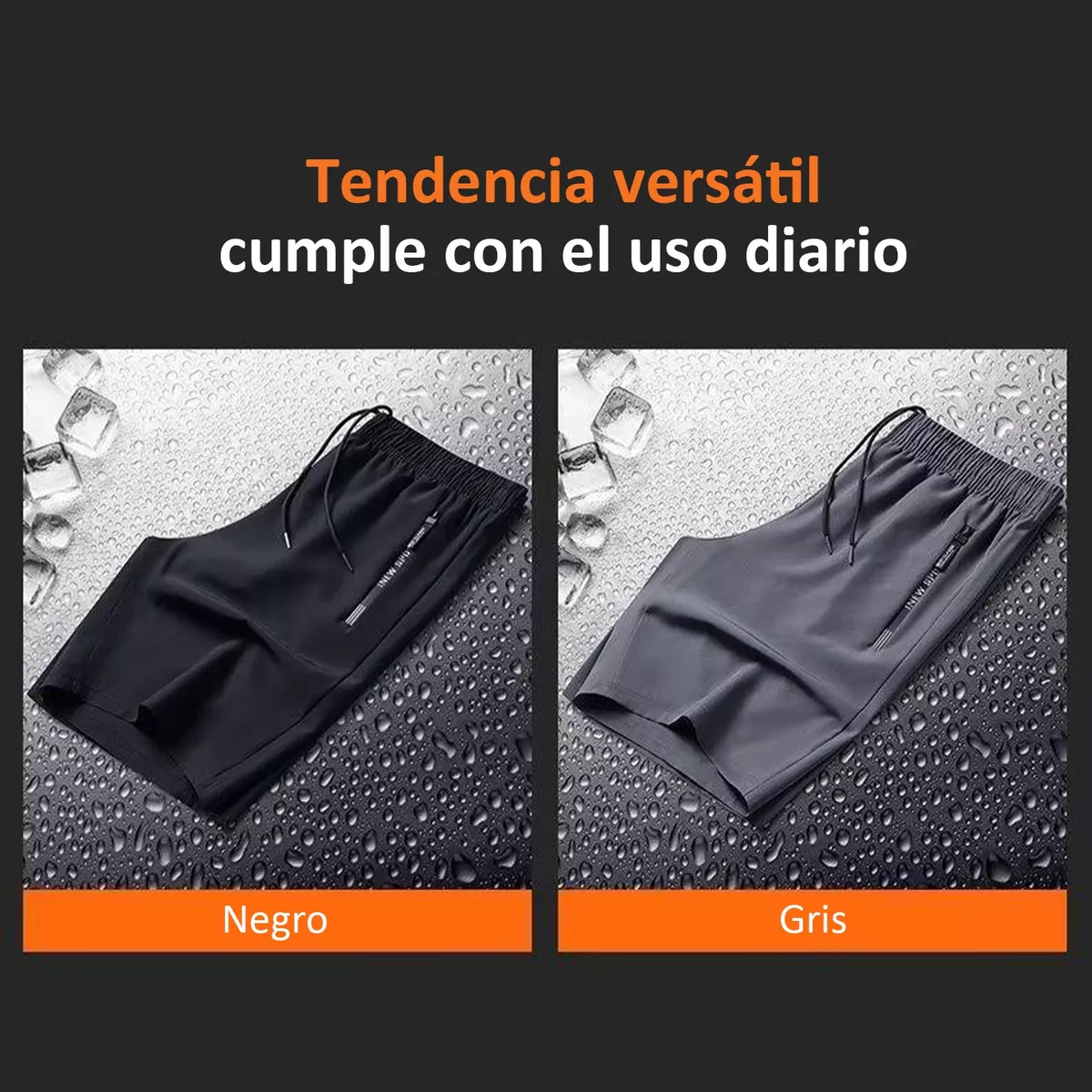 2 Pcs Short Cómodo Suelto Ejercicio Correr Gym Para Hombre Talla XXXL