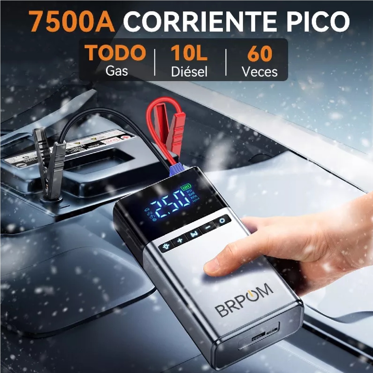 Arrancador De Batería De Auto Con Compresor De Aire 150psi