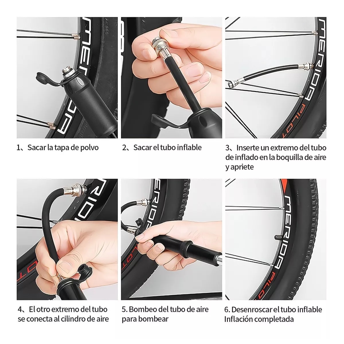 Inflador Llantas De Bicicleta Y Balones