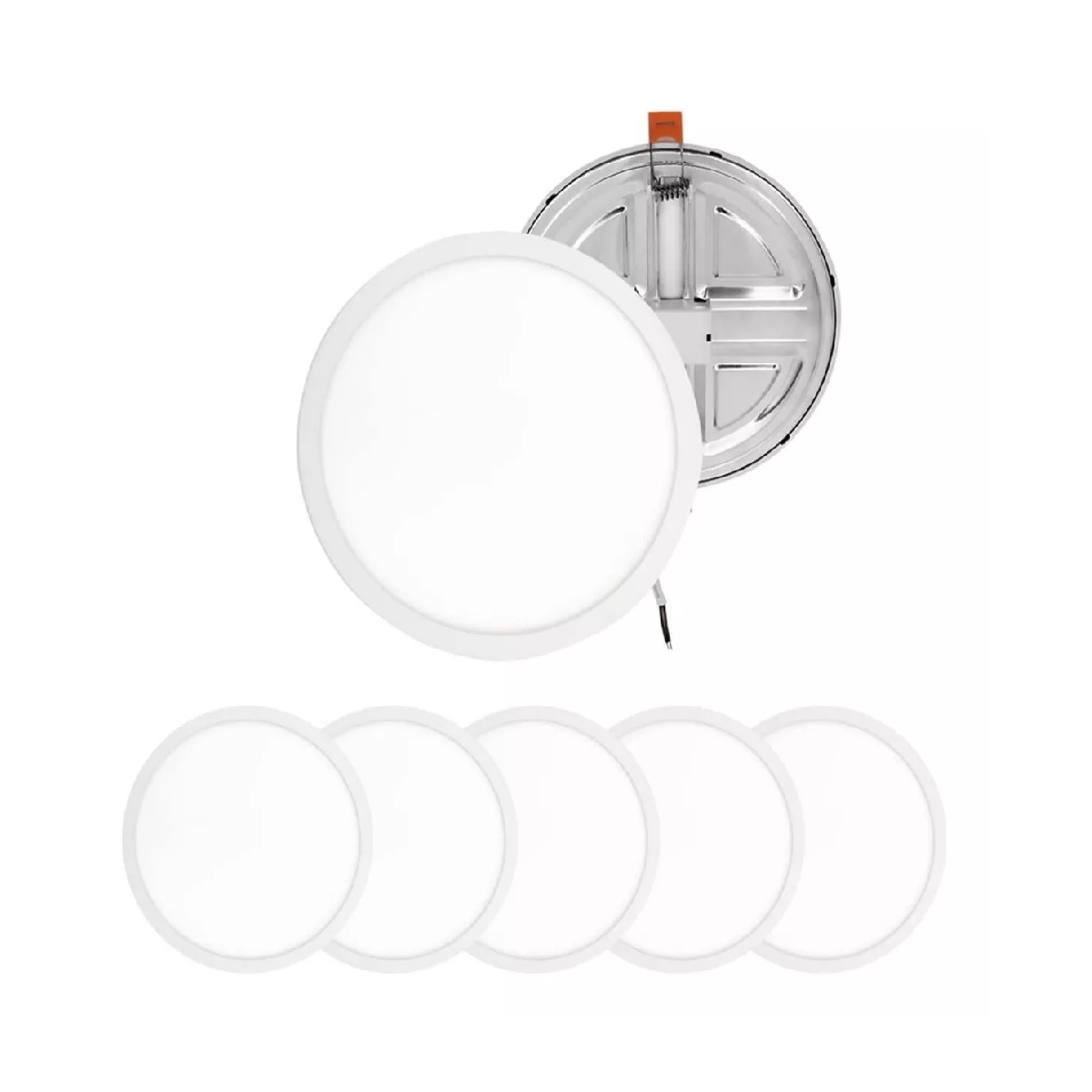 Lámpara Luminaria Luz 18w Ajustable 175mm Diámetro 5 Piezas