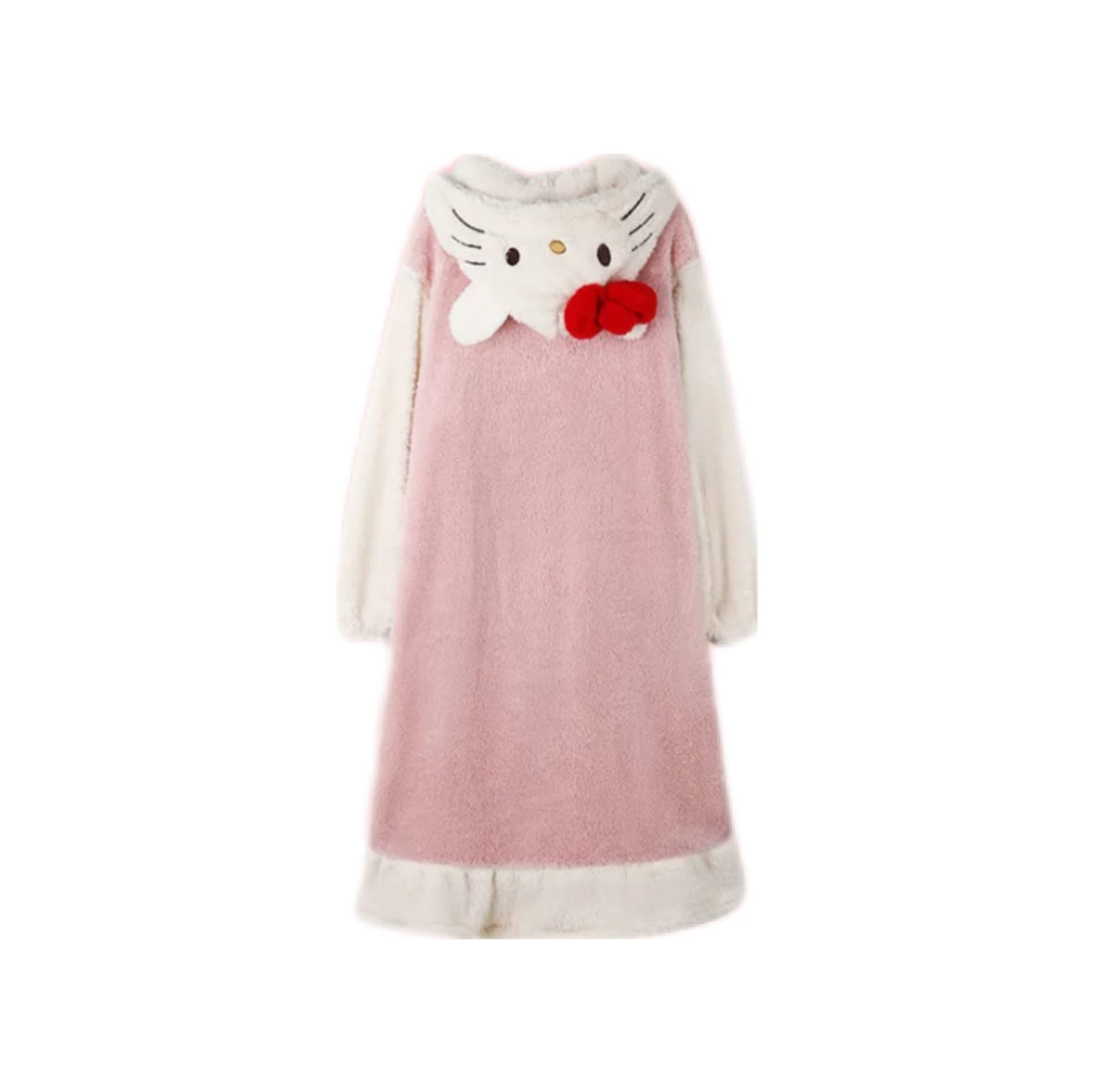 Bata Polar para dormir Diseño Hello Kitty
