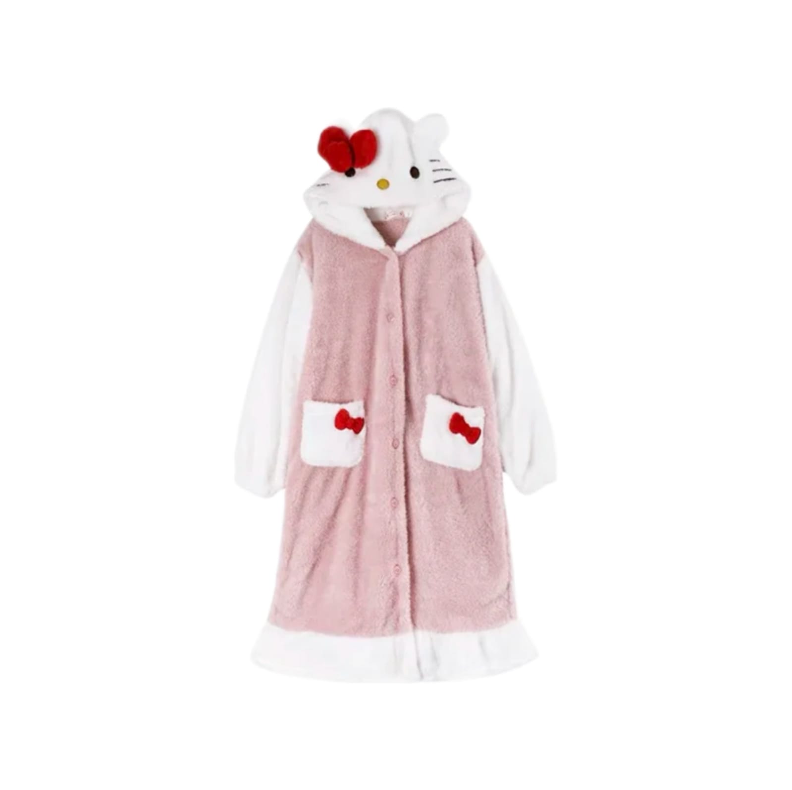 Bata Polar para dormir Diseño Hello Kitty
