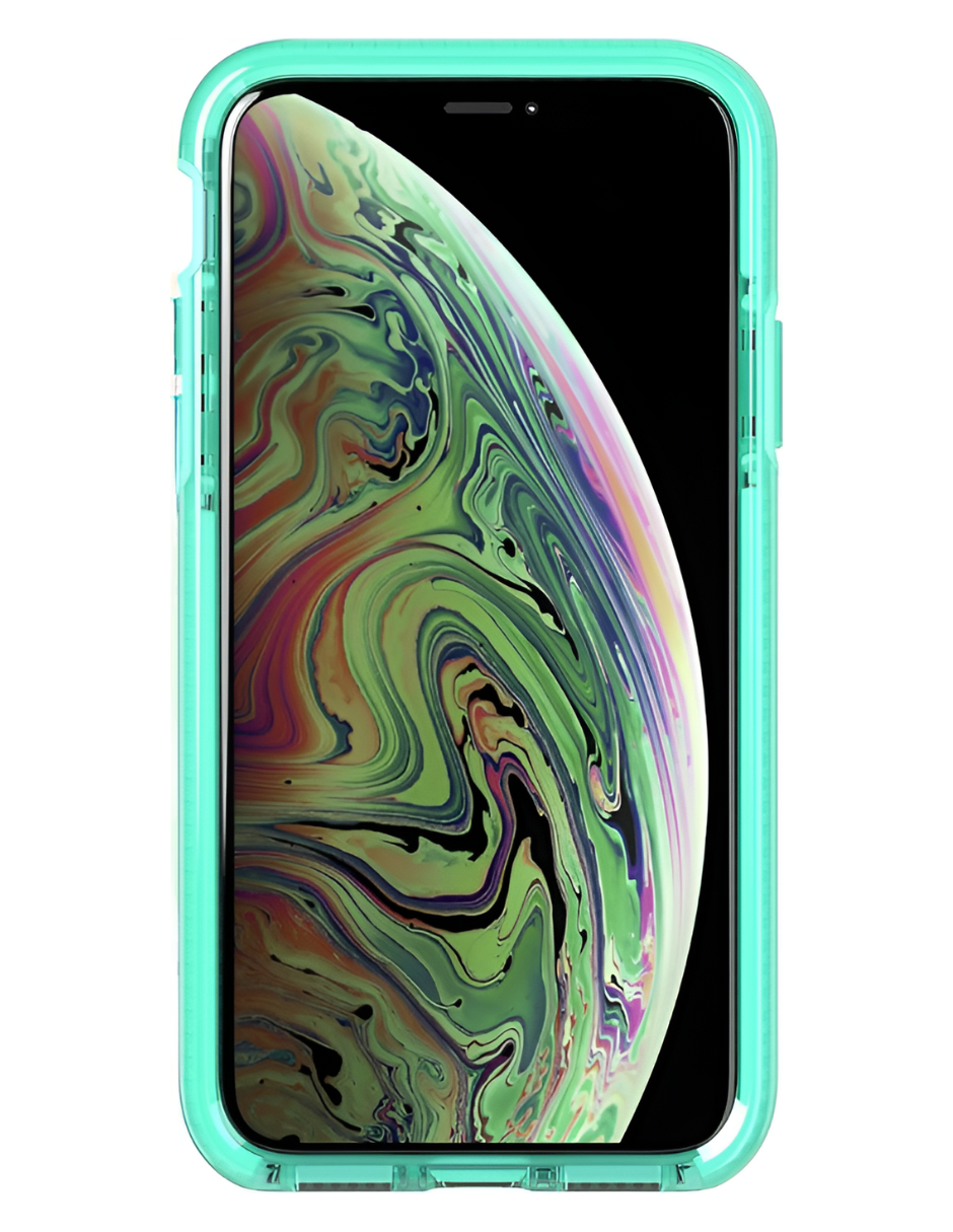 Funda para Iphone XR Tech21 Evo Neon Aqua