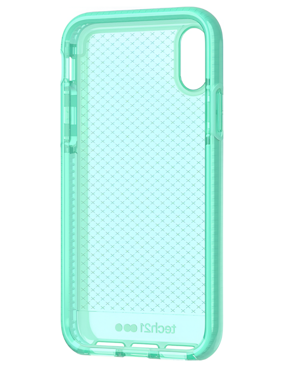 Funda para Iphone XR Tech21 Evo Neon Aqua